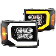 Vehicle Lights AlphaRex Black Nova Series LED Headlights 880609