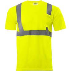 Adjustable Work Jackets JORESTECH High Visibility Safety Short Sleeve Shirt X-Small Yellow