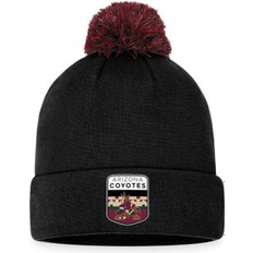 Fanatics Caps Fanatics Men's Branded Black Arizona Coyotes 2023 NHL Draft Cuffed Knit Hat with Pom