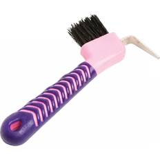 Roma Equestrian Roma Deluxe Hoof Pick Soft Grip Pink/purple