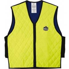 Work Vests on sale Ergodyne Chill-Its 3XL, Lime Cooling Vest to 54" Chest, Zipper Front, Nylon Part #12537