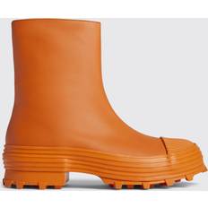 Dame - Oransje Støvler & Boots Flat Ankle Boots CAMPERLAB Woman colour Orange