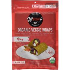 Wrawp Organic Veggie Wraps Spicy 5.6oz 6