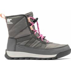 Sorel Winter Shoes Children's Shoes Sorel Kid's Whitney II Short Lace Waterproof Boots - Quarry/Grill
