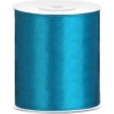 Satin Band Turquoise 100mm 25m