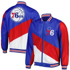 JH Design Sports Fan Apparel JH Design Men's Royal Philadelphia 76ers Ripstop Full-Zip Jacket Royal