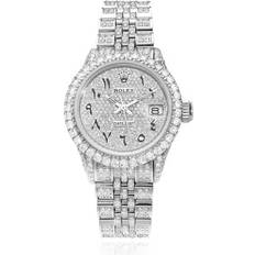 Rolex Watches Rolex Datejust Custom Diamond Pave Jubilee Band Diamond Bezel 26mm