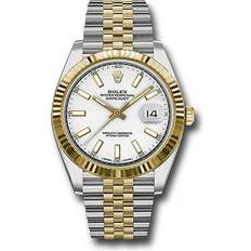 Analog - Herren Armbanduhren Rolex Datejust 41MM 126333 Two-Tone 18K Yellow Gold &