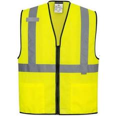 Portwest Work Vests Portwest US580 Cool lightweight Alabama Mesh Vest Yellow