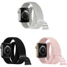 Leixiuer Double Loop Band for Apple Watch 45/49/41mm 3-Pack