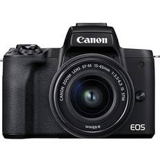 Mirrorless Cameras Canon EOS M50 Mark II + EF-M 15-45mm f/3.5-6.3 IS STM + 75-300mm f/4-5.6 III