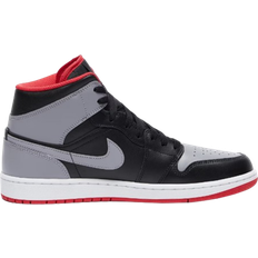 Shoes Nike Air Jordan 1 Mid M - Black/Fire Red/White/Cement Grey