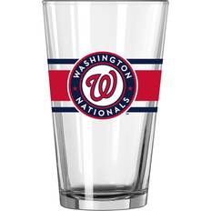 Beer Glasses on sale Logo Brands Washington Nationals Stripe Beer Glass 16fl oz
