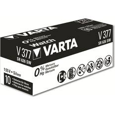 Knopfzellenbatterien - Silberoxid Batterien & Akkus Varta V377 10-pack
