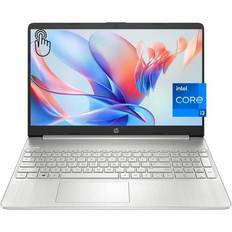 HP 2 TB Laptops HP Business Laptop, 15.6" HD Touchscreen Display, Intel Core i3-1115G4 Processor, 32GB RAM, 2TB SSD, Intel UHD Graphics, Wi-Fi, Bluetooth, Windows 11 Home in S Mode, Silver, Cefesfy Laptop Stand