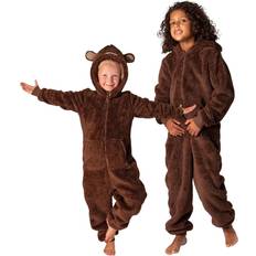 SillySanta Brown Bear Onesie for Children