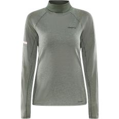 Dame T-skjorter & Singleter Craft Sportsware Women's Adv Subz Wool Running Tee 2 - Thyme Melange