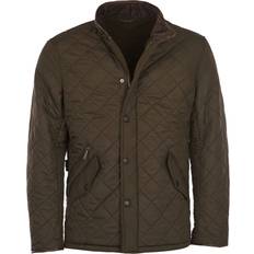Olive green jacket Barbour Powell Quilted Jacket - Olive