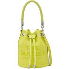 Bøttevesker Marc Jacobs The Leather Mini Bucket Bag - Limoncello