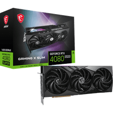 GeForce RTX 4080 Super Grafikkort MSI GeForce RTX 4080 SUPER GAMING X SLIM 2xHDMI 2xDP 16GB