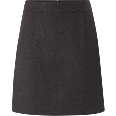 Skjørt på salg Selected Femme Tailored Mini Skirt - Dark Gray Melange