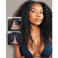 Extensions & Wigs UNice V Part Kinky Curly Glueless Wig 14 inch