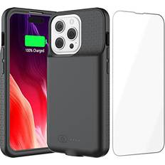 Battery Cases GIN FOXI Battery Case for iPhone 14/14 Pro/13/13 Pro