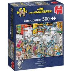 Klassische Puzzles Jumbo Jan Van Haasteren Candy Factory 500 Pieces