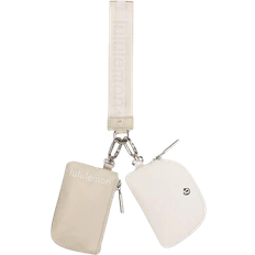 Nylon Wallets & Key Holders Lululemon Dual Pouch Wristlet - Raw Linen/White Opal/White
