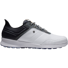 7,5 Golfschuhe FootJoy Stratos M - White/Charcoal