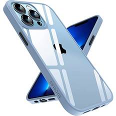 Cases & Covers SUCGLES for iPhone 13 Pro Max Case iPhone 13 Pro Max Cover Apple 13pro Max Phone Cases Clear Slim Thin Shockproof Women and Men[Non-Yellowing] [Military Drop Protection] Clear Sierra Blue