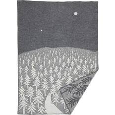 Tekstiler til hjemmet Klippan Yllefabrik House In The Forest Gray Teppe Grå (180x130)