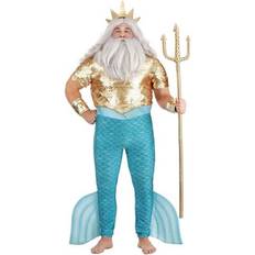 Men Costumes Fun King Triton Plus Size Costume