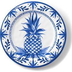 Bamboo Table Blue Pineapple Saucer Plate 3.3"