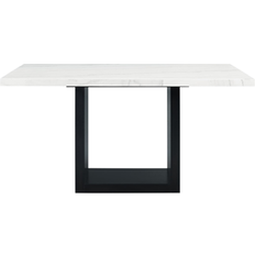 Rectangle Dining Tables Picket House Furnishings Willow Counter Height White/Black 42x70" 2pcs