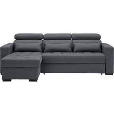 Möbel reduziert Carryhome Monson Dark Gray Sofa 240cm 3-Sitzer