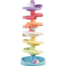 Quercetti Klassische Spielzeuge Quercetti Spiral Tower PlayEco