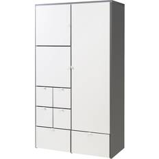 Ikea Kleiderschränke Ikea VIsthus Grey/White Kleiderschrank 122x216cm