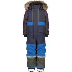 Didriksons Overaller Didriksons Björnen Multi Kid's Coverall - Multi Color Blue (505064-B03)