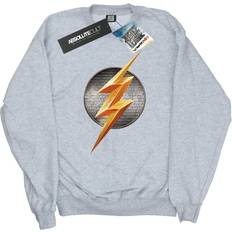 DC Comics Boy's Justice League Movie Flash Emblem Sweatshirt - Sports Grey