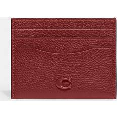 Coach Card Case - Ruby Red