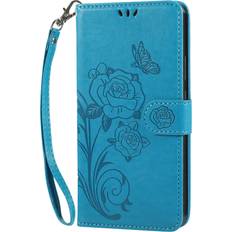 Mobile Phone Accessories Vinanker Case for Samsung Galaxy S20 FE, Premium Leather Flip Wallet Cover with Card Slots Phone Case for Samsung Galaxy S20 FE 4G/5G Turquoise Blue