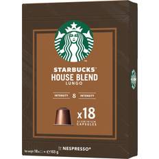 Starbucks Nespresso House Blend Coffee Capsule 103g 18Stk.