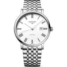 Longines Unisex Wrist Watches Longines Elegant Collection White L4.911.4.11.6 L4.911.4.11.6 White 41