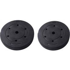 Costway Weight Plates Costway 8kg x 2 Standard Strength Training 1.2-Inches Hole Weight Plates
