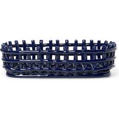 Blå Kurver Ferm Living Ceramic plated Basket
