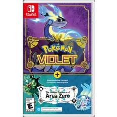 3 Nintendo Switch-spill Pokémon Violet + The Hidden Treasure of Area Zero Bundle - Game+DLC (Switch)