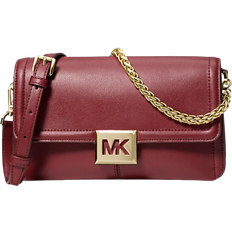 Michael Kors Sonia Medium Leather Shoulder Bag - Dark Cherry