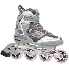 Gray Inlines & Roller Skates Roller Derby Aerio Q 60 W - Purple