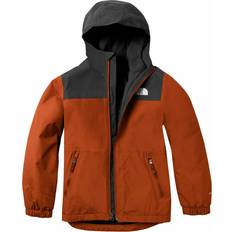 The North Face Kid's Warm Storm Rain Jacket - Burnt Ochre/Asphalt Grey (NF0A53C9-22J)